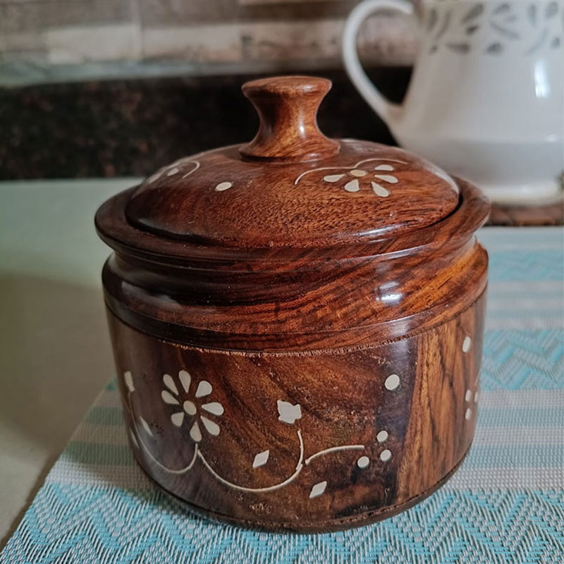 Wooden Jar