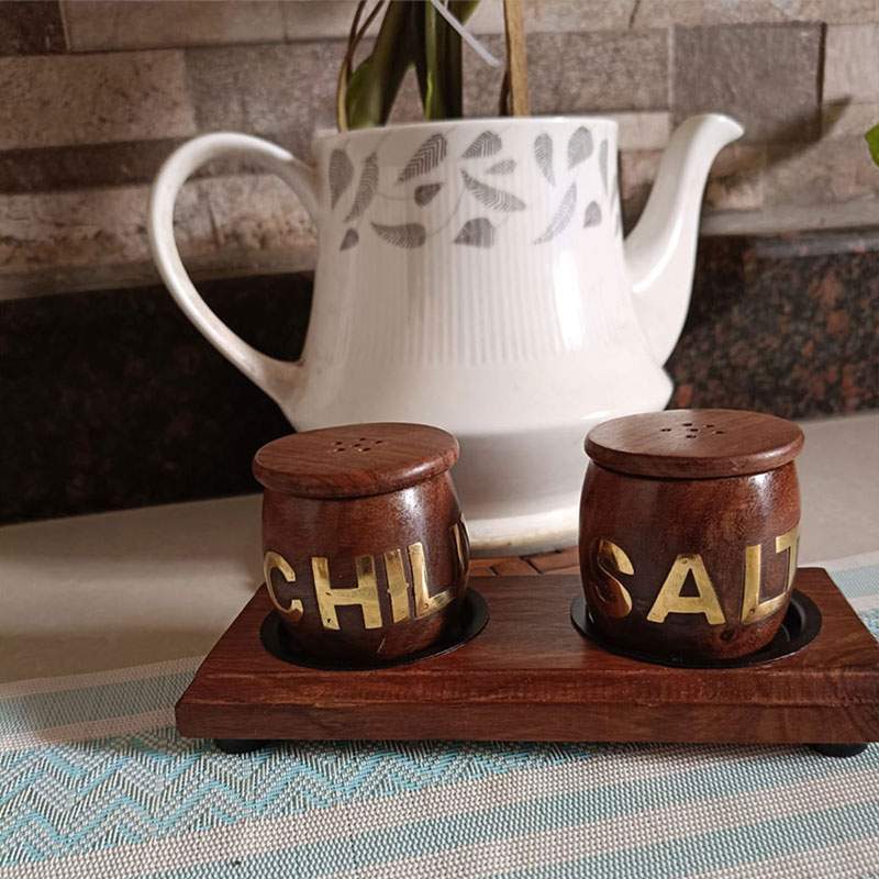 Wooden Salt And Pepper Grinder Set